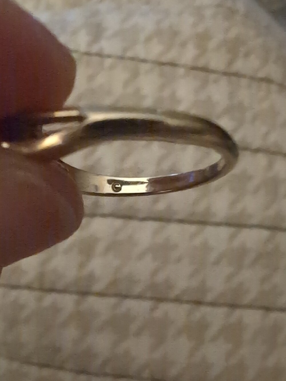 10K Gold Ring - Simple Polished Band - Picture 3 of 3